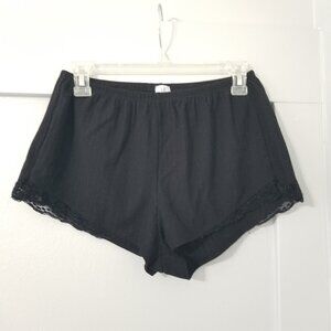 Lace Lounge Shorts - Black (PS) - GARAGE